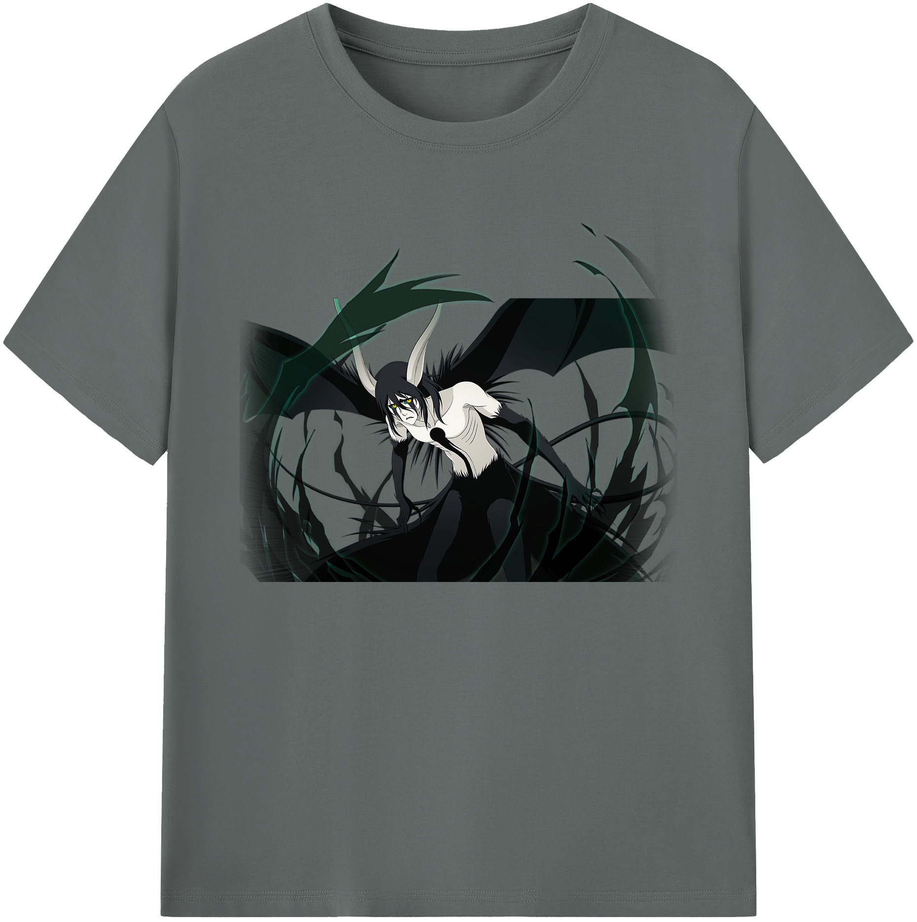 （画像用） ブリーチ ウルキオラ·シファー BLEACH Ulquiorra cifer 綿100％ メンズ半袖Tシャツ｜肌触りやわらか＆通気性